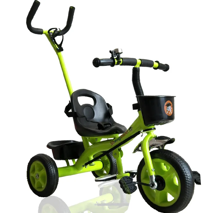 Детский трехколесный велосипед складное вращающееся сиденье детская коляска