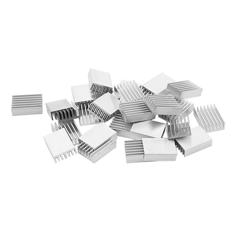 

AU42 -30 Pcs Aluminum Heatsink Cooling Fin 20mmx14mmx6mm for Mosfet IC