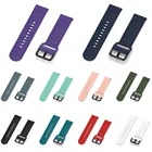 Ремешок силиконовый для Samsung Galaxy Watch 40 мм R500Active 2, Универсальный Регулируемый мягкий браслет для наручных часов, 20 мм