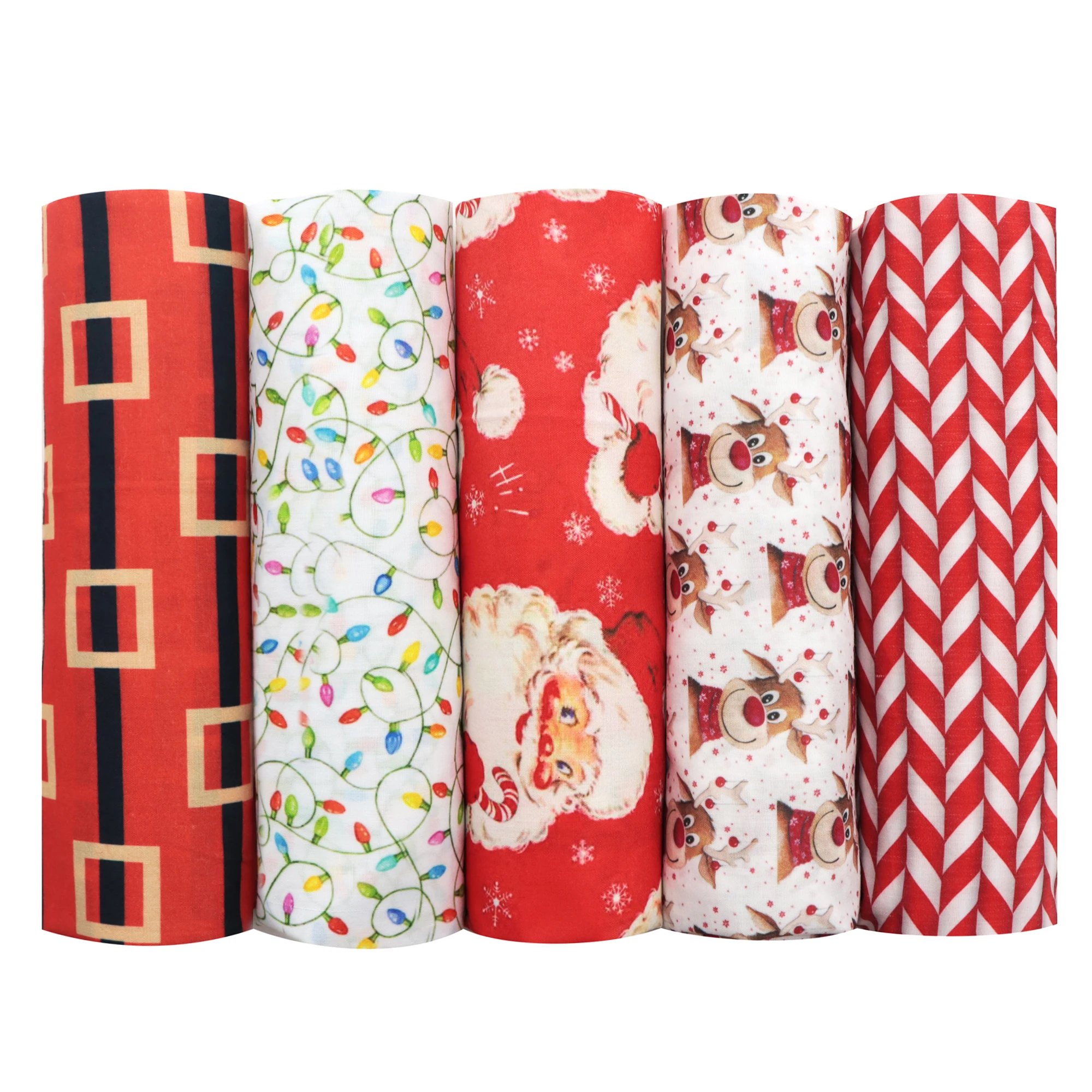 

David accessories 50*140cm/20*34cm Christmas Polyester Cotton Fabric for Sewing Dress Cloth Making DIY Cushion Cover,c13579