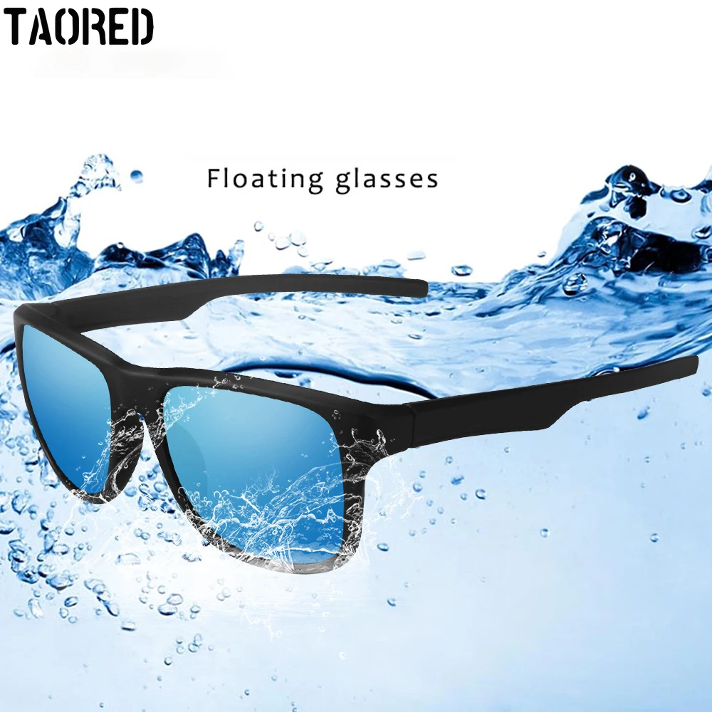

TAORED 2022 Sports Glasses Mirror Square Frame TPX Floating Eyeglasses Unisex Polarized Sunglasses For Fishing,Hiking,Driving