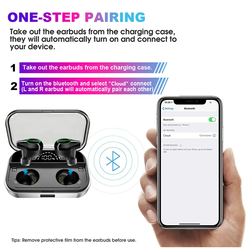 T10 Bluetooth наушники Беспроводные HD стерео шумоподавление игровая гарнитура для