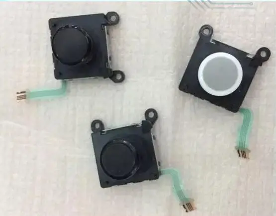 Оригинальный черный белый запасной 3D Аналоговый джойстик контрольная панель с