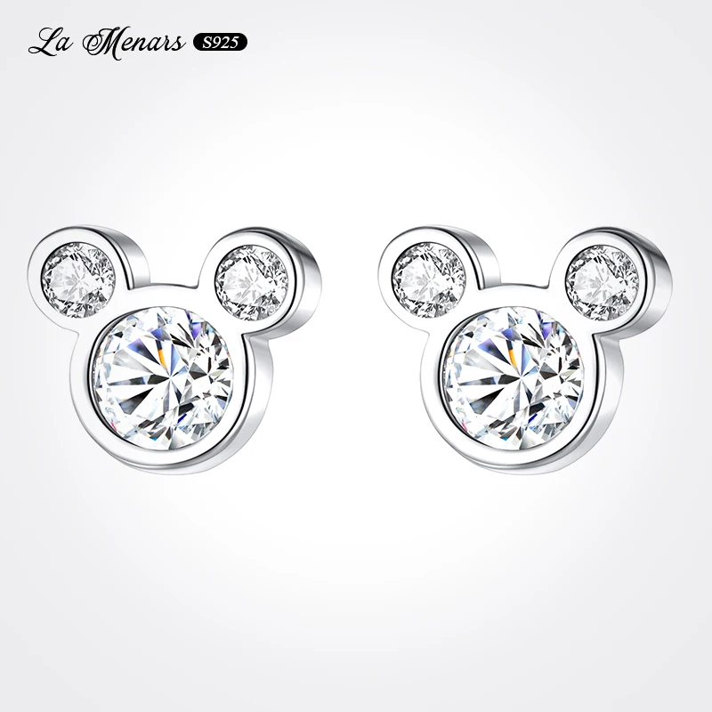 

La Menars Gemstone Round Earrings For Women Fine Jewelry Ornament Hoilday Best Gift Genuine Silver Plating 2022 Original