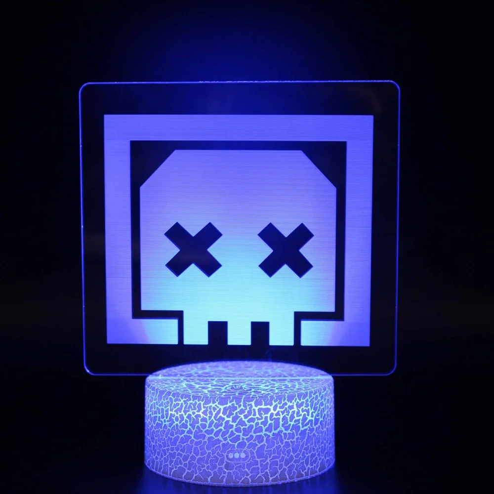Child LED Night Light APEX Legends Hero Logo Nightlight for Kids Bedroom Wraith Pathfinder Caustic Bloodhound Led Lamp | Лампы и