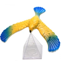 novelty amazing balance funny amazing balancing eagle with pyramid stand magic bird desk kids toy fun learn gag toy for kid gift