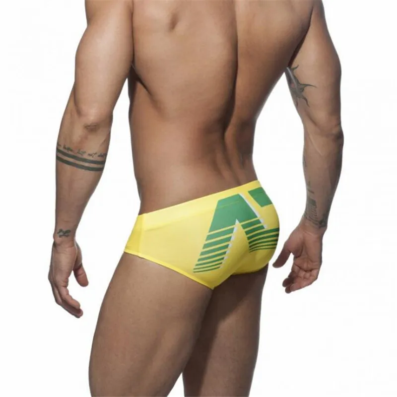 Купальник Мужской Быстросохнущий пикантные трусы с заниженной талией шорты