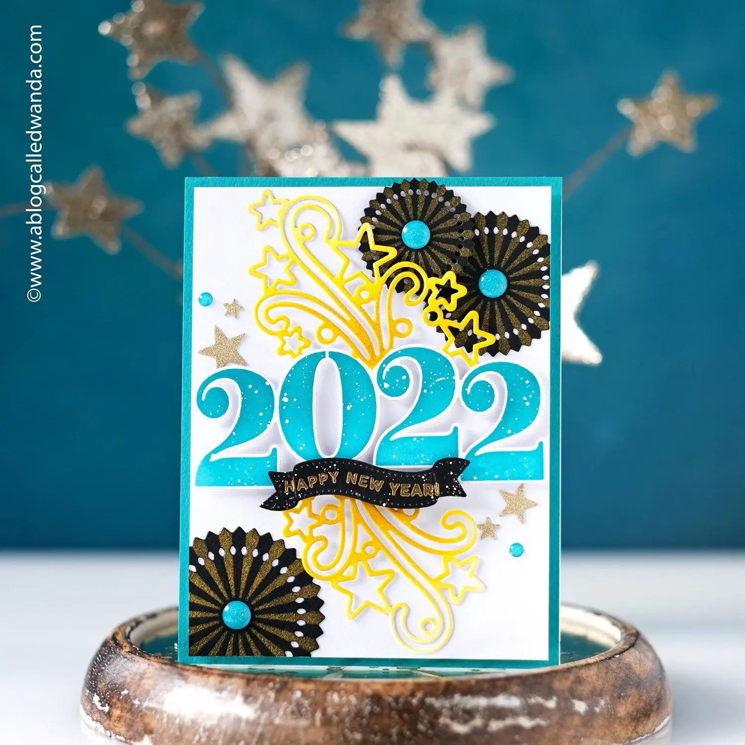 Новый шаблон для тиснения год выпуска 2022 металлическая резка Горячая фольга