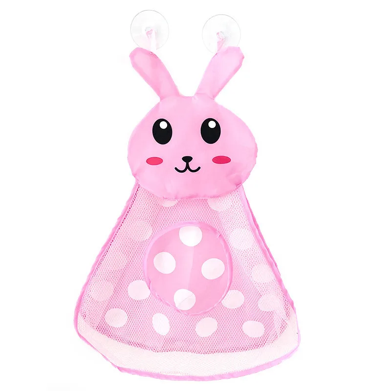 

1 Set Baby Shower kids Bath Toys Mesh Bag Cartoon Water Toys Storage Mesh with Strong Suction Cup Toy Bag Net Bathroom Organizer