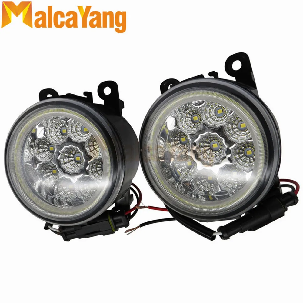 2 шт. противотуманные огни DRL LED освещение светодиодные фонари для Mitsubishi L200 OUTLANDER
