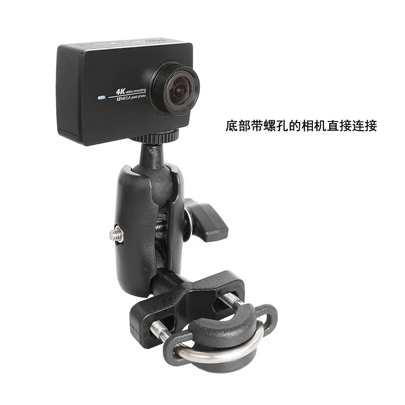 Велосипедный Мотоцикл Руль заднего зеркала крепление рельса для Gopro Hero7 6 5 4 SJCAM Yi 4K eken go pro держатель для Крепления Ram аксессуары