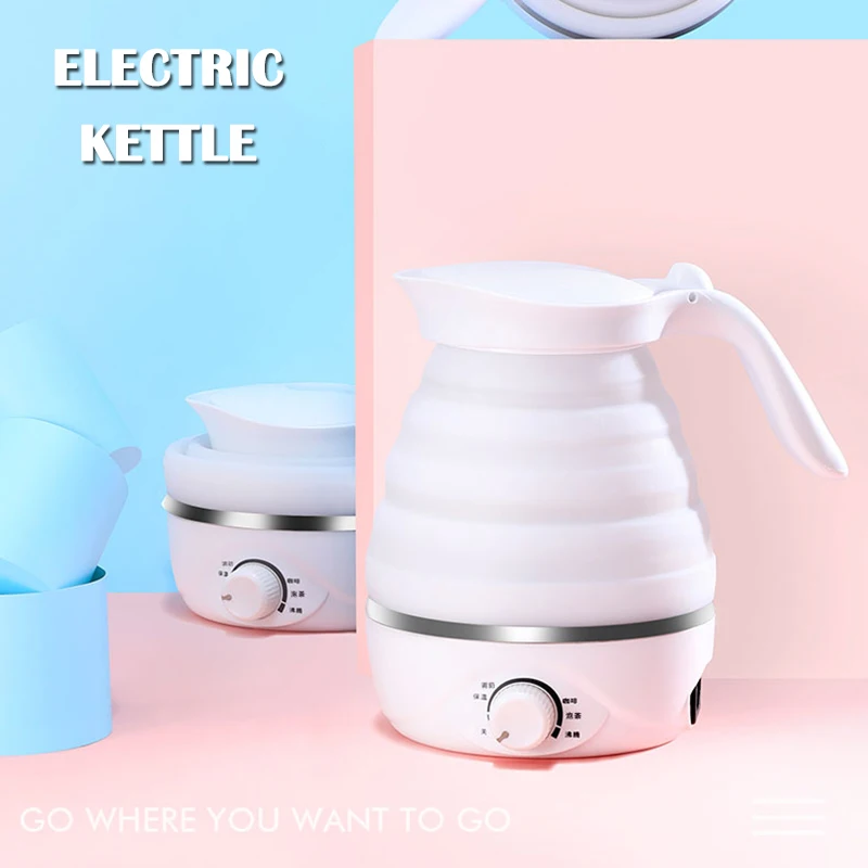 

Foldable Electric Kettle 850W Collapsible Design Portable Lightweight for Travel MYDING
