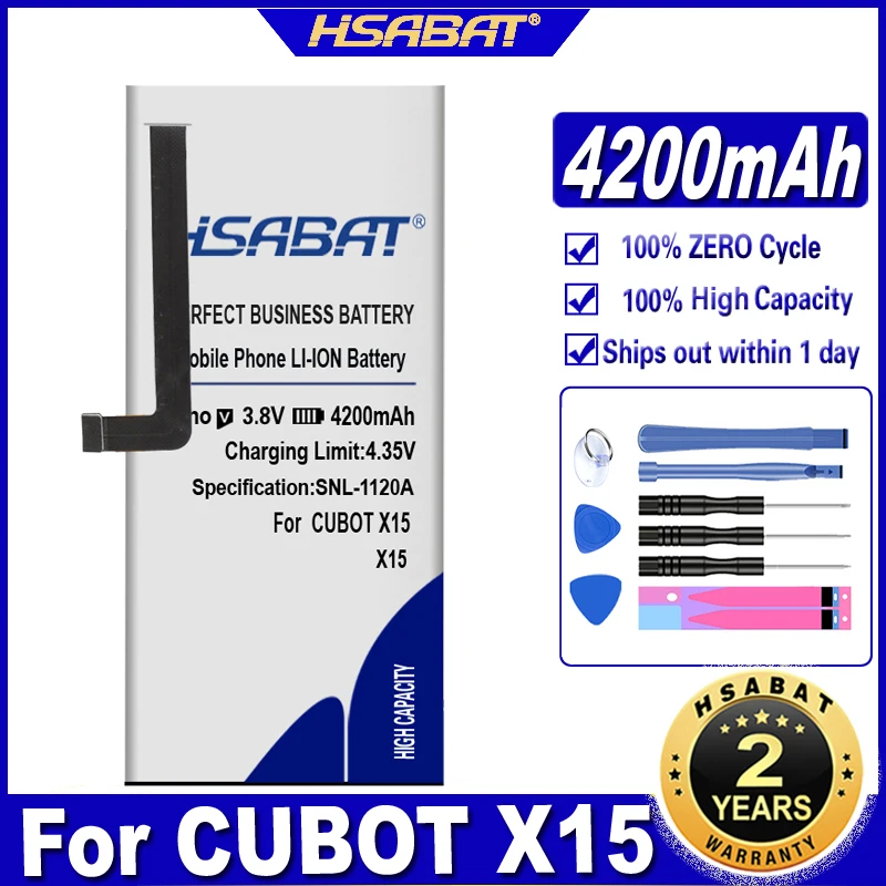 Аккумулятор HSABAT 4200 мА · ч для CUBOT X15 | Мобильные телефоны и аксессуары