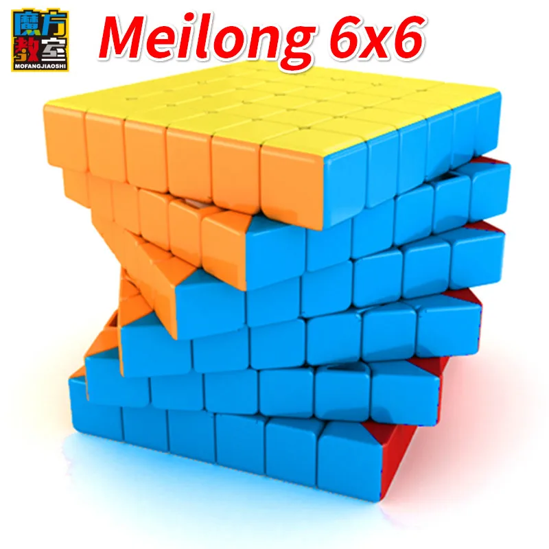 

Moyu Cubing Classroom Meilong 6x6 7x7 Speed Cube Black Magic Puzzle Color Stickerless 6x6x6 7x7x7 Neo Cubo Toys for Children