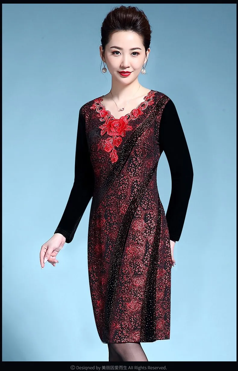 2021 Новый размера плюс среднего возраста Женские Bodycon Карандаш