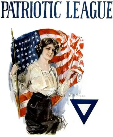 Патриотическая Лига времен первой мировой войны пропагандистский постер