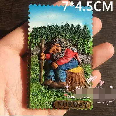 Горячая Распродажа, новинка, магнитное время, Европа, Норвегия, туризм, памятные пейзажи, холодильник, магнитная доска для записей, наклейка, домашний декор, сувенир - Цвет: 3