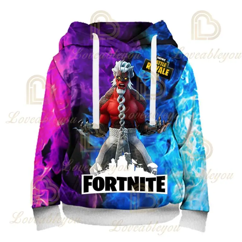 Куртка Fortnite унисекс мультяшный рисунок Победы для мальчиков и девочек топы