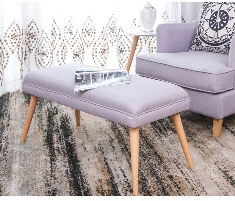 Скандинавский стул для смены обуви простой скамейка табурет гардероба нижнего