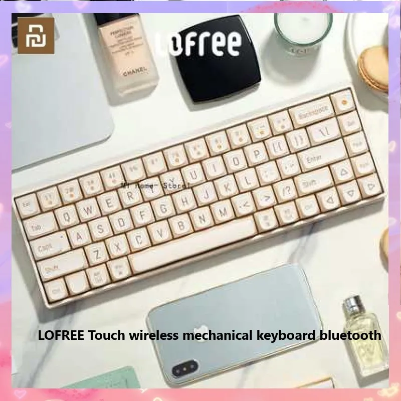 Беспроводная механическая клавиатура Xiaomi LOFREE Touch bluetooth игровой планшет для дома и