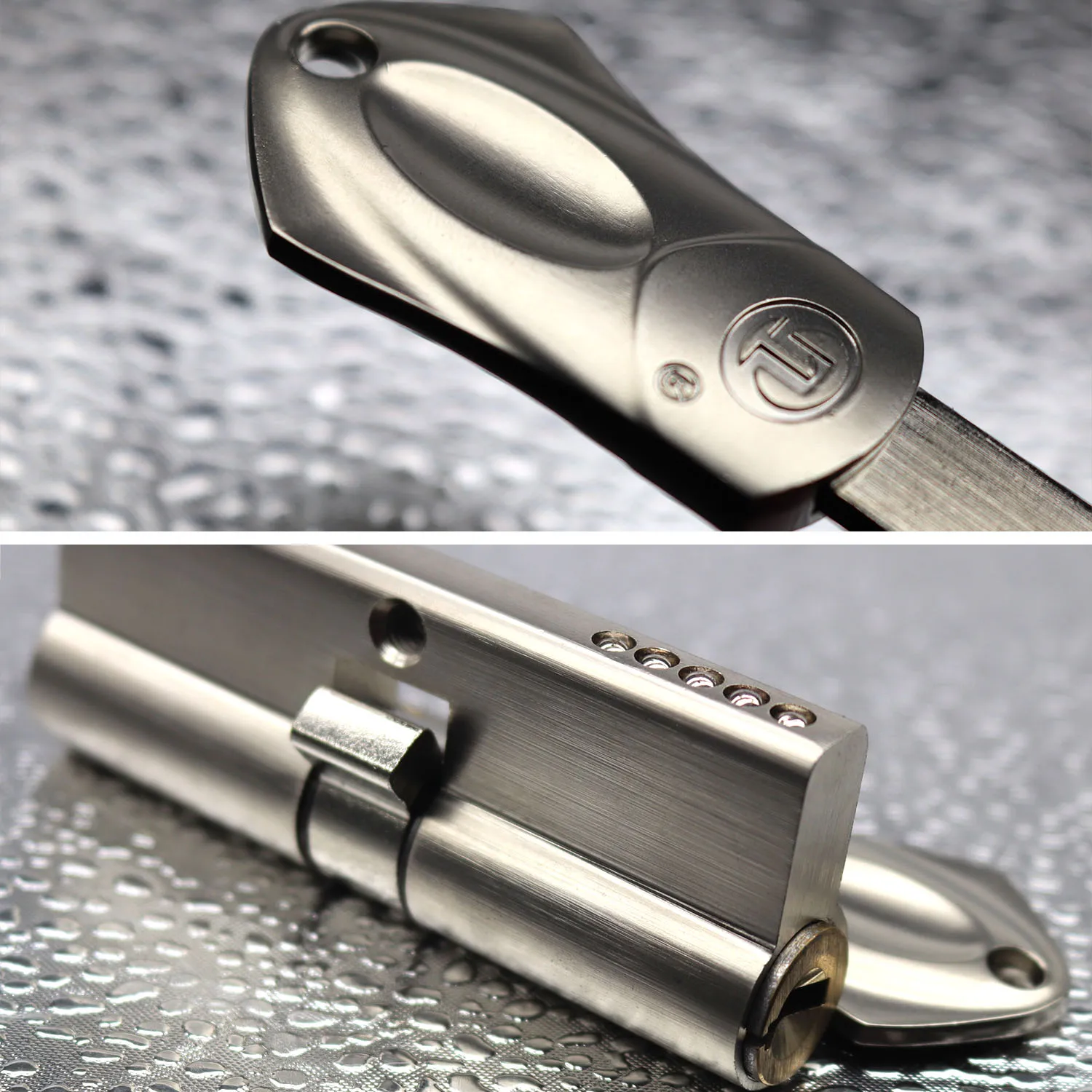 Блокировочный цилиндр для дверей с 10 ключами из сплава европейского и