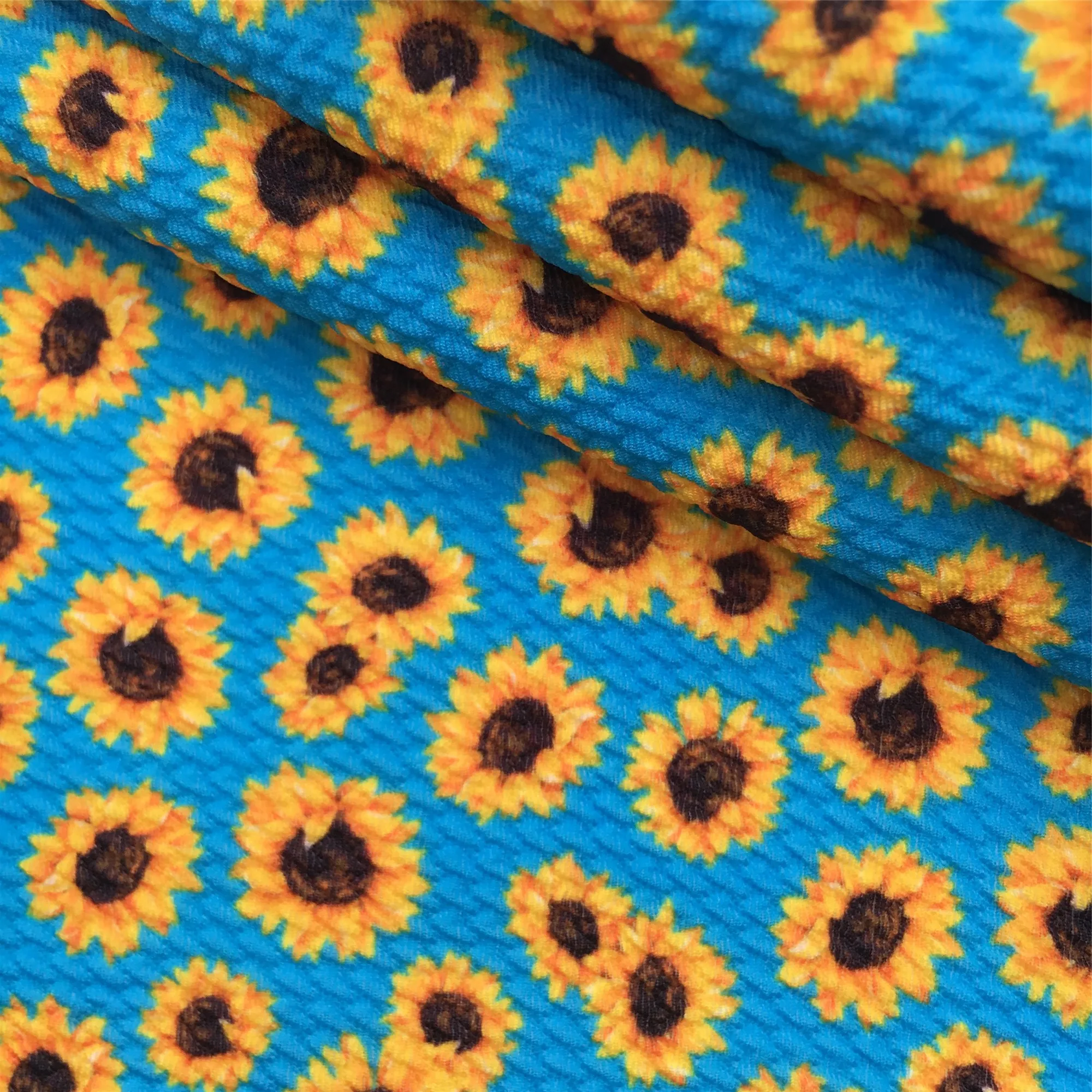 Ткань Ливерпуль с принтом весеннего цветка подсолнуха ткань для шитья квилтинга