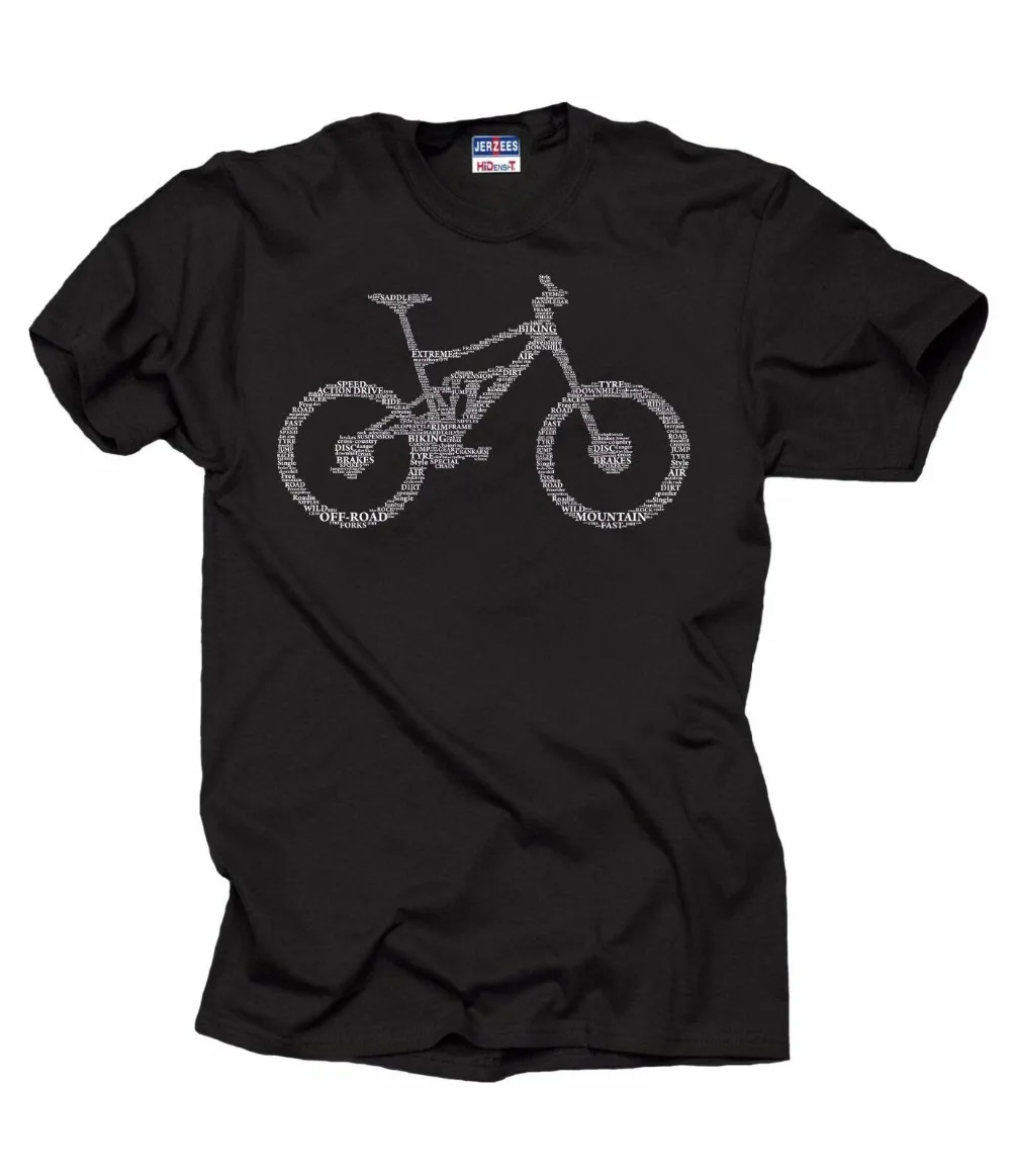 Футболка с велосипедными деталями футболка принтом фаната Bmx новинка 2019 Мужская