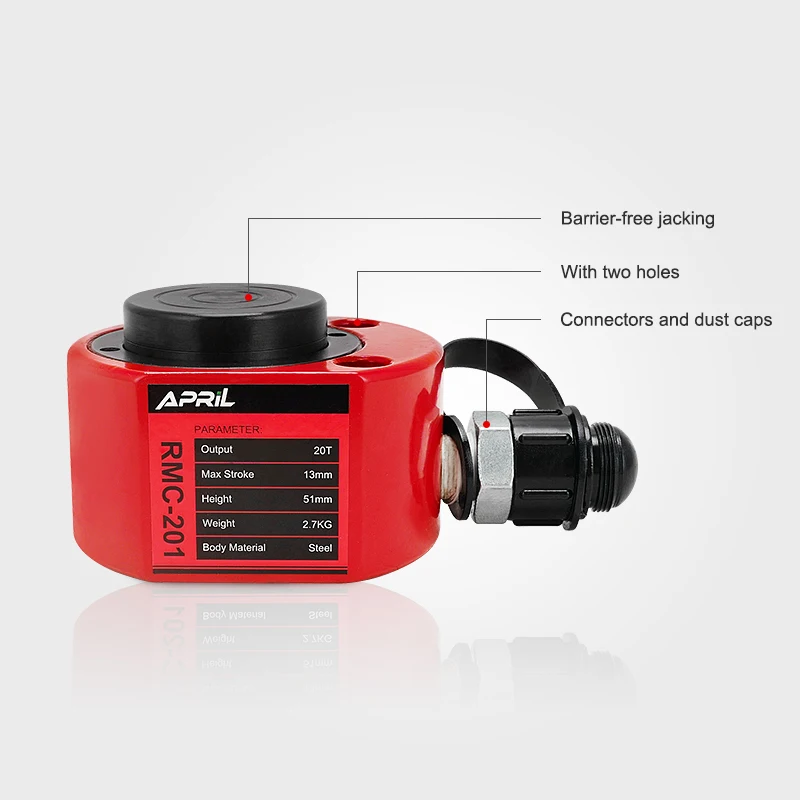Ultra-thin Portable Hydraulic Lifting Jack Separate Booster Hydrocylinder 20Ton RMC-20 | Инструменты