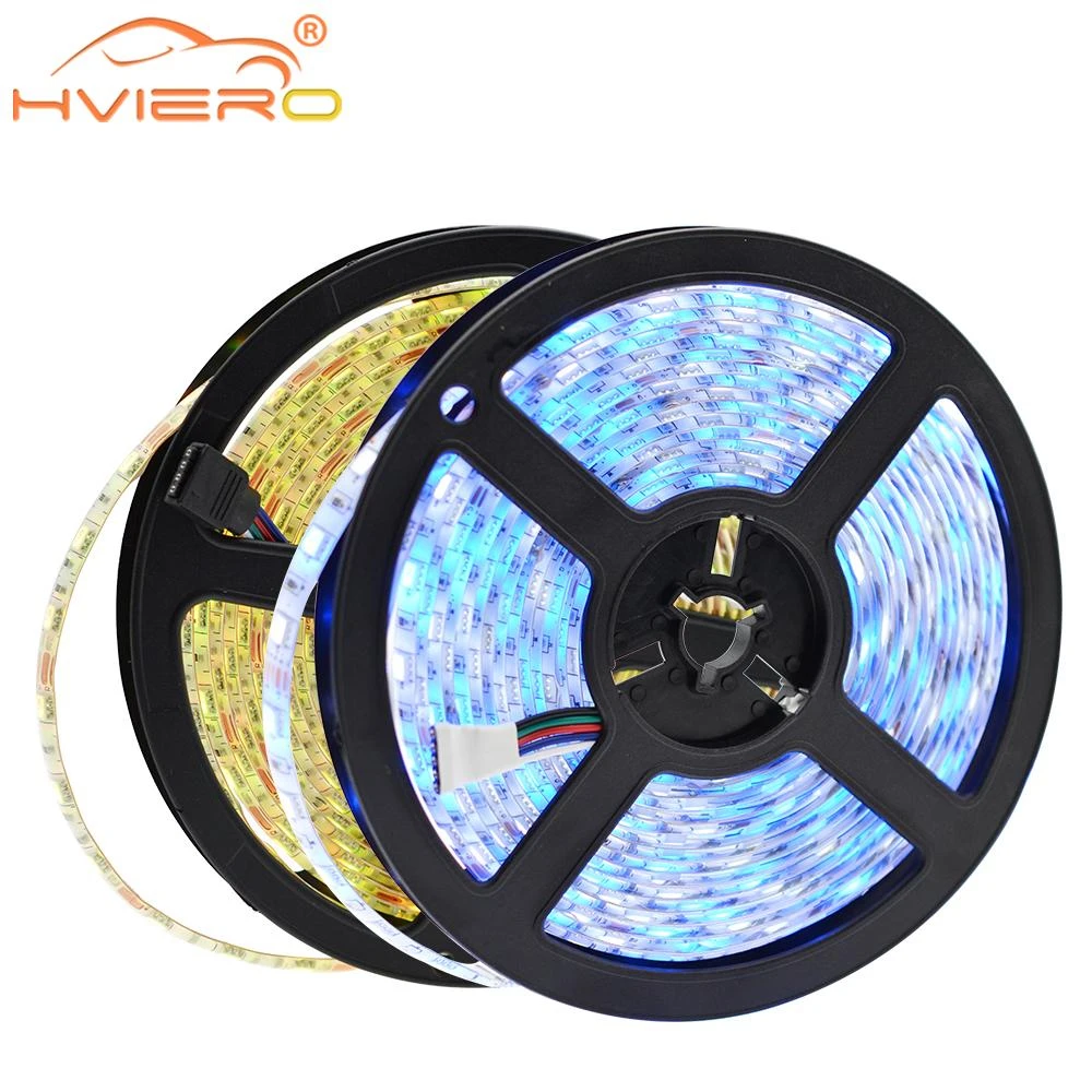 

5M Waterproof RGB Led Strip Flexible Desk Light 5050 2835 DC 12V Led Lights For Bedroom Home Decoration Lamp Ribbon Tape Lamp