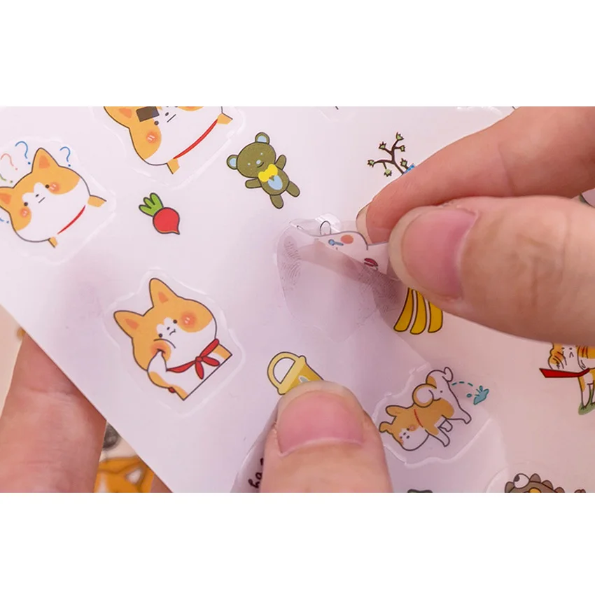 6 цветов корейский мультфильм маленький свежий родитель ПВХ искусственная