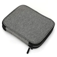 knitting needles case travel pouch organizer storage bag for circular knitting needles crochet hooks sewing accessories kit bag