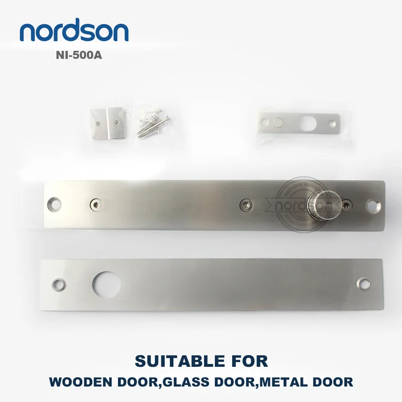 

Nordson Original DC12V Autolock Time Delay Electric Bolt Lock With SignalOutput 2000kg Holding Force Frameless Glass Door Lock