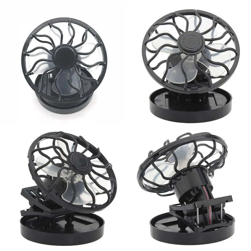

Portable Mini Solar Power Fan Energy Saving Solar Panel Ventilation Black Clip Fan Outdoor Travel Camping Fishing Air Cooler Fan