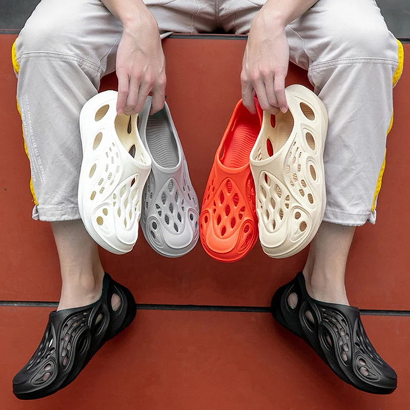 

2020 New XiaoMi Mijia Coconut Sandals Men's Summer Lightweight and Comfortable Hollow Personality Sandals Beach Shoes Slippers