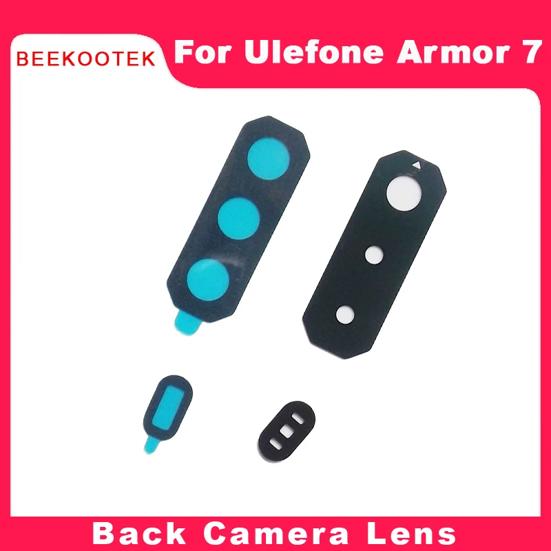 

New Original Ulefone Armor 7 Rear Camera Lens Heart Rate Lens Cover Sticker Repair Part Replacement For Armor 7 Android 10 Phone