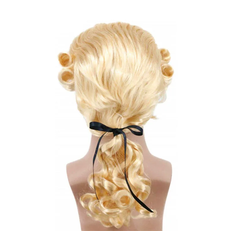 Парик для костюма судей барокко Роскошные Длинные Синтетические парики косплея