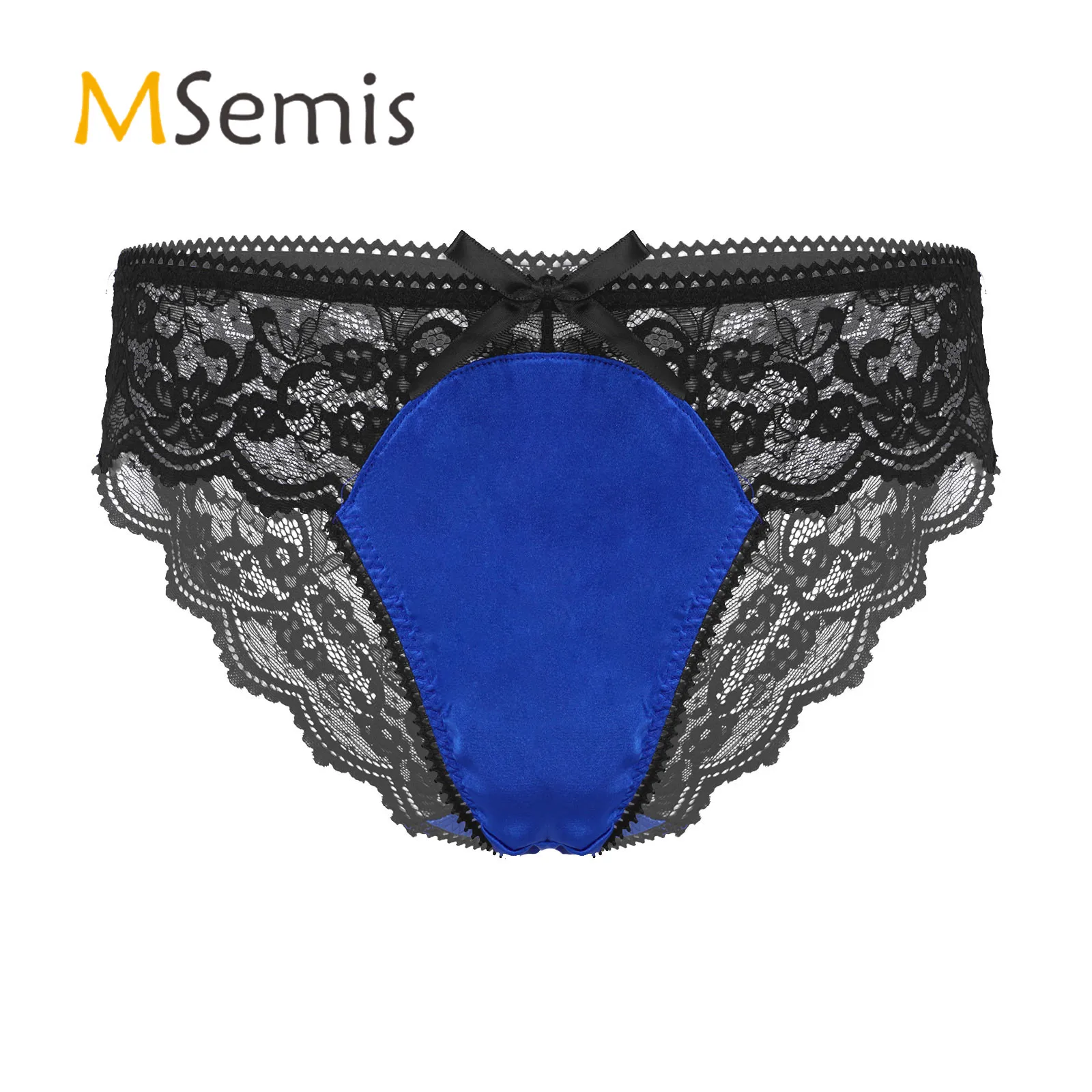 

Мужское Прозрачное нижнее белье, атласное нижнее белье в стиле пэчворк, трусы с низкой талией, трусы