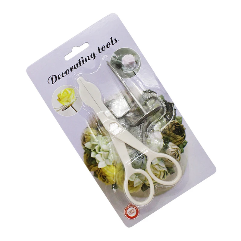 Декор для торта из нержавеющей стали подъемник цветов пластиковые ножницы