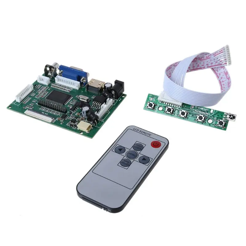 1 компл. Пульт дистанционного управления HdMI VGA 2AV 50PIN для AT070TN90 92 94 Модуль платы