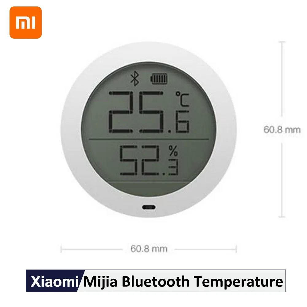 Оригинальный Xiao mi jia Bluetooth температура Смарт Hu dity сенсор ЖК экран цифровой