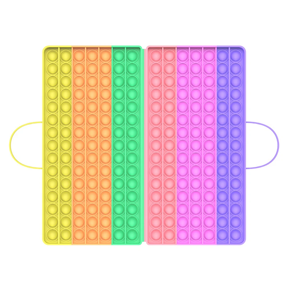 

Силиконовые складные пузырьки большого размера для Austism, пузырьки для снятия стресса, пазл для расслабления, детский фиджет, развивающие иг...