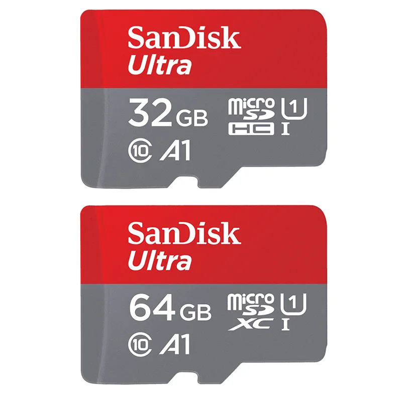 Оригинальная карта памяти SanDisk Ultra Micro SD SDHC Class 10 16 ГБ 32 ГБ карта памяти SDXC 64 Гб 128 ГБ 200 ГБ 256 Гб 400 Гб TF карта с адаптером