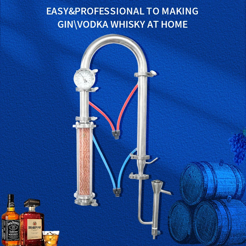 HOOLOO новые домашние тапочки сетка из чистой меди дистиллятор колонки для