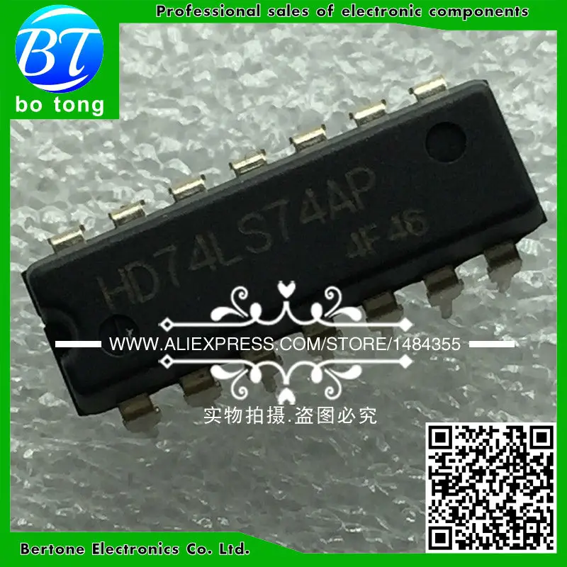 50 шт./100 шт. Бесплатная доставка HD74LS74AP DIP14 HD74LS74 DIP SN74LS74N 74LS74N 74LS74AN 74LS74 новая и