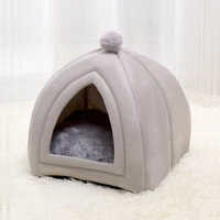 deep sleep comfort in winter cat bed pet puppy cat house winter dog cat cushion mat pets tent cozy cave beds indoor