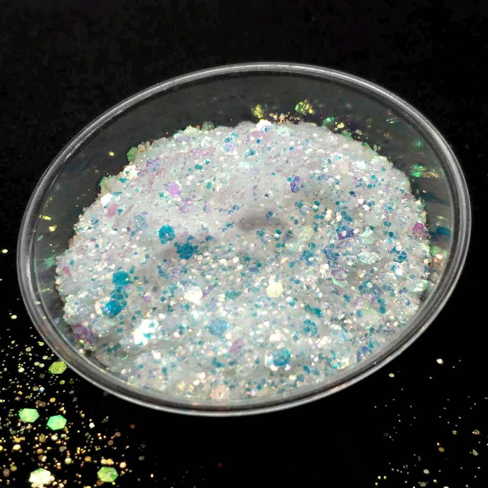 50 г/пакет Блестящие Блестки с золотыми бриллиантами оптом и в розницу макияж для