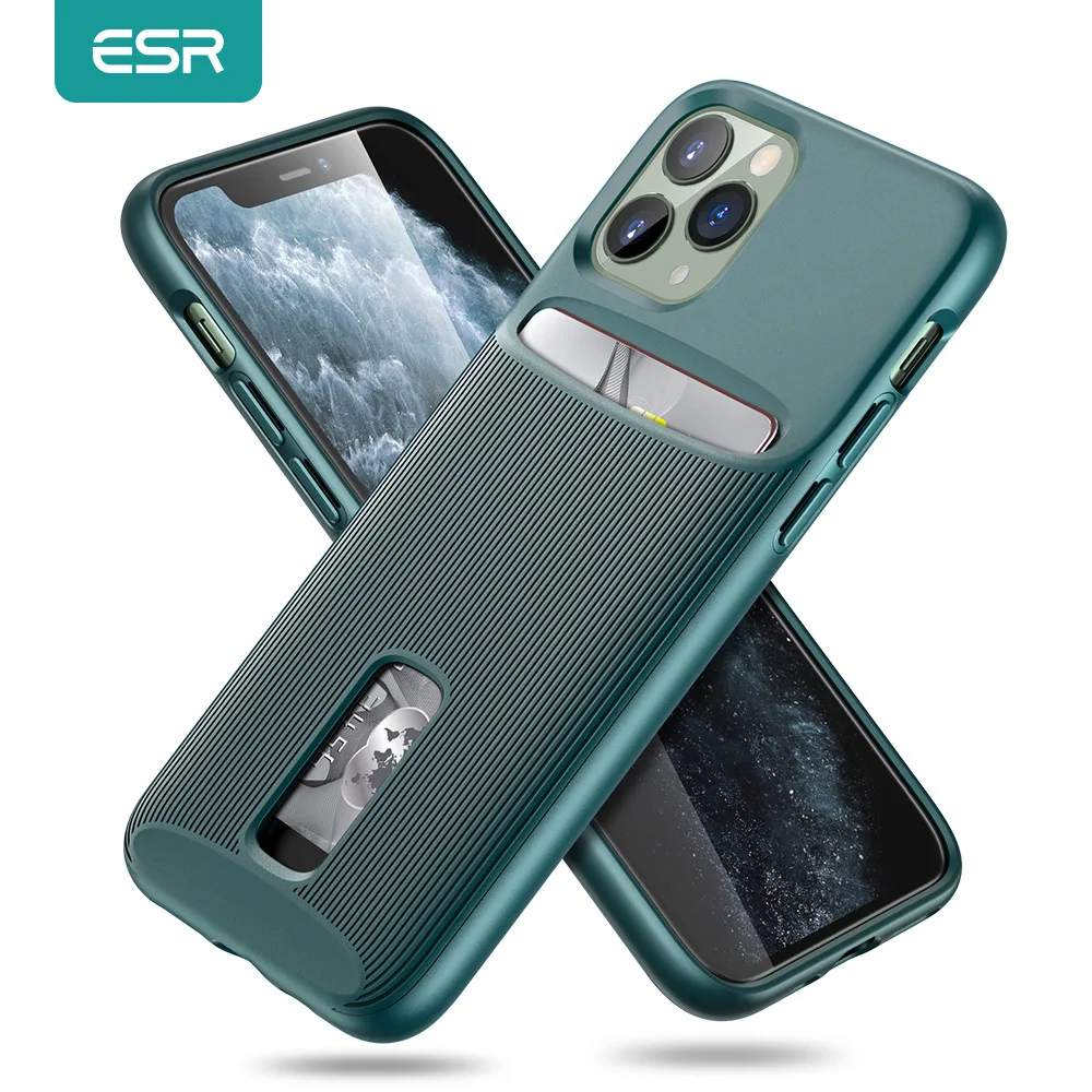 Чехол ESR для iPhone 11 Pro Max чехол с отделением карт брендовый деловой защитный