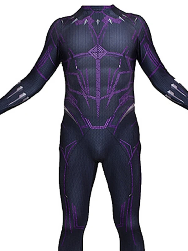 Черная пантера Tɼhalla костюм для косплея супергерой мужчин и мальчиков Zentai боди