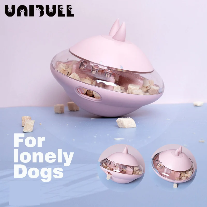 

Dog Food Spilling BallDog Educational Safety Rubber Toy Tumbler Dog Food Intelligence Kitty Pet Snack Food Spilling Artifact