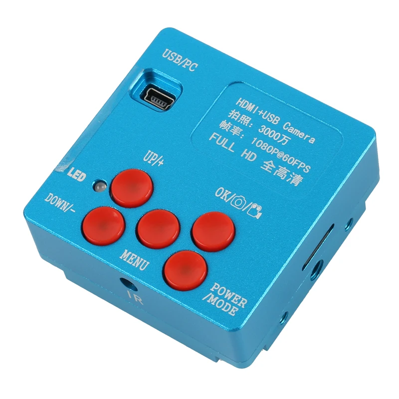 

30MP 48MP HDMI Digital Industrial Video Microscope Camera + 12-36mm Big Visual Field Manual IRIS Zoom Lens High Working Distance